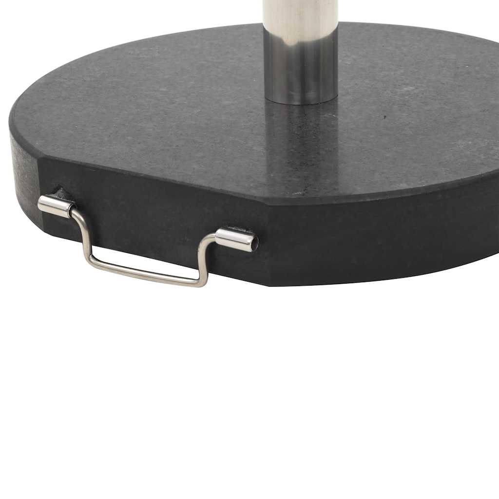 Parasol Base | Black | Granite | Medium | Parasol Base | Round | Modern