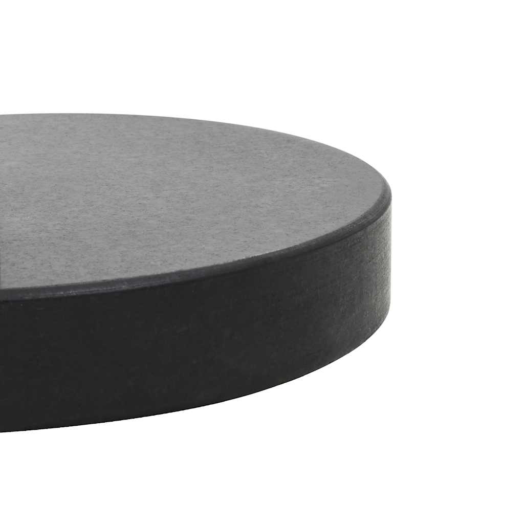 Parasol Base | Black | Granite | Medium | Parasol Base | Round | Modern