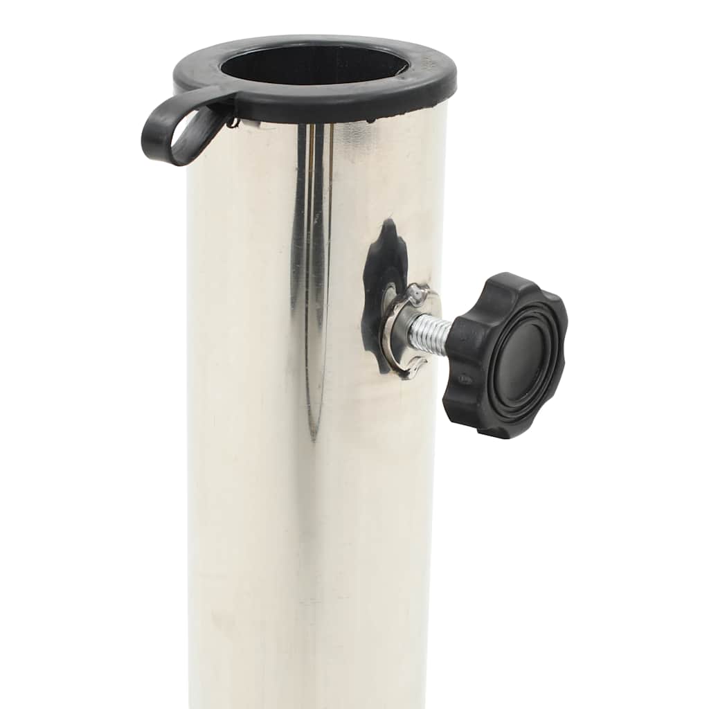 Parasol Base | Black | Granite and Stainless Steel | 20 kg
