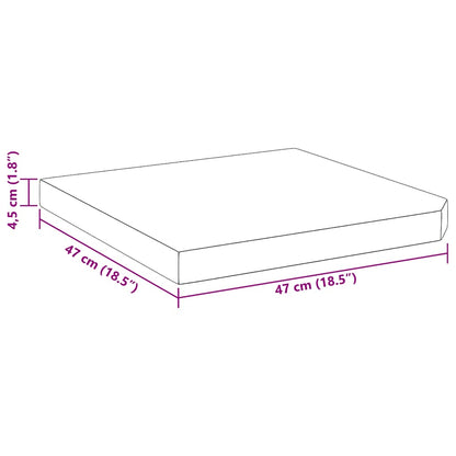 Umbrella Weight Plate Granite 25 kg Square Grey