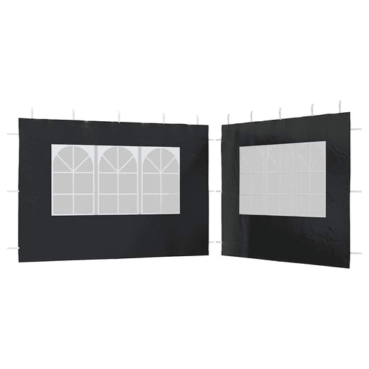 Gazebos Anthracite PE and Steel