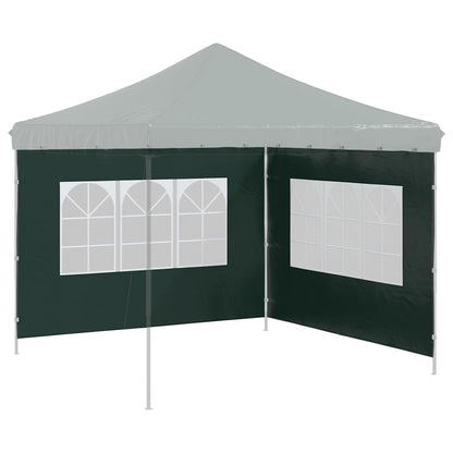 45119 vidaXL Party Tent Sidewall 2 pcs with Window PE Green