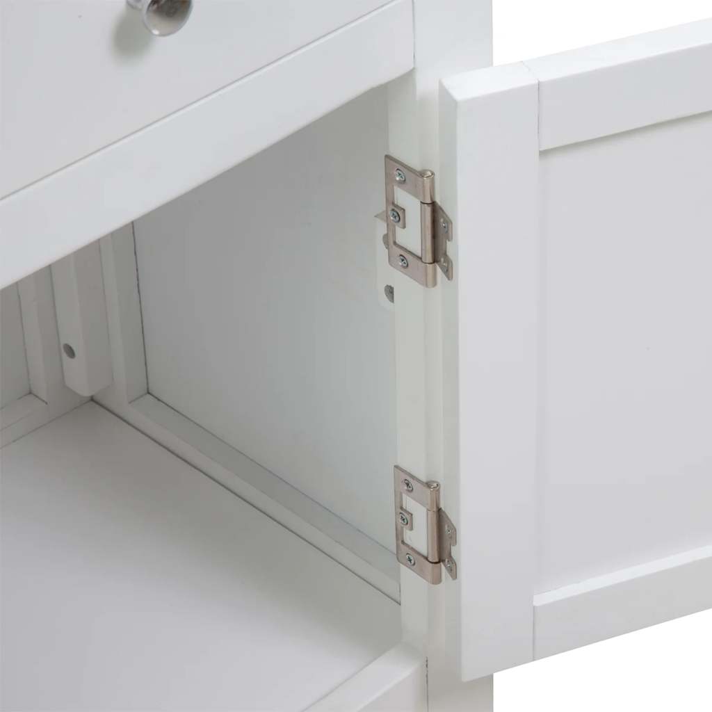 247123 vidaXL Sideboard 90x33,5x83 cm Solid Oak Wood
