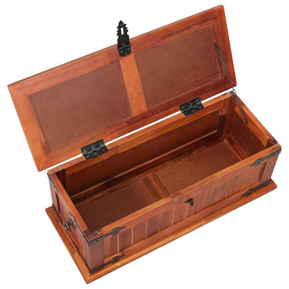 247240 vidaXL Storage Chest 60x25x22 cm Solid Acacia Wood