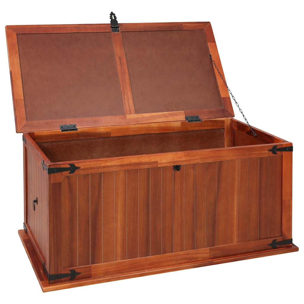 247241 vidaXL Storage Chest 79x34x32 cm Solid Acacia Wood