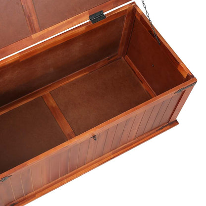 247241 vidaXL Storage Chest 79x34x32 cm Solid Acacia Wood