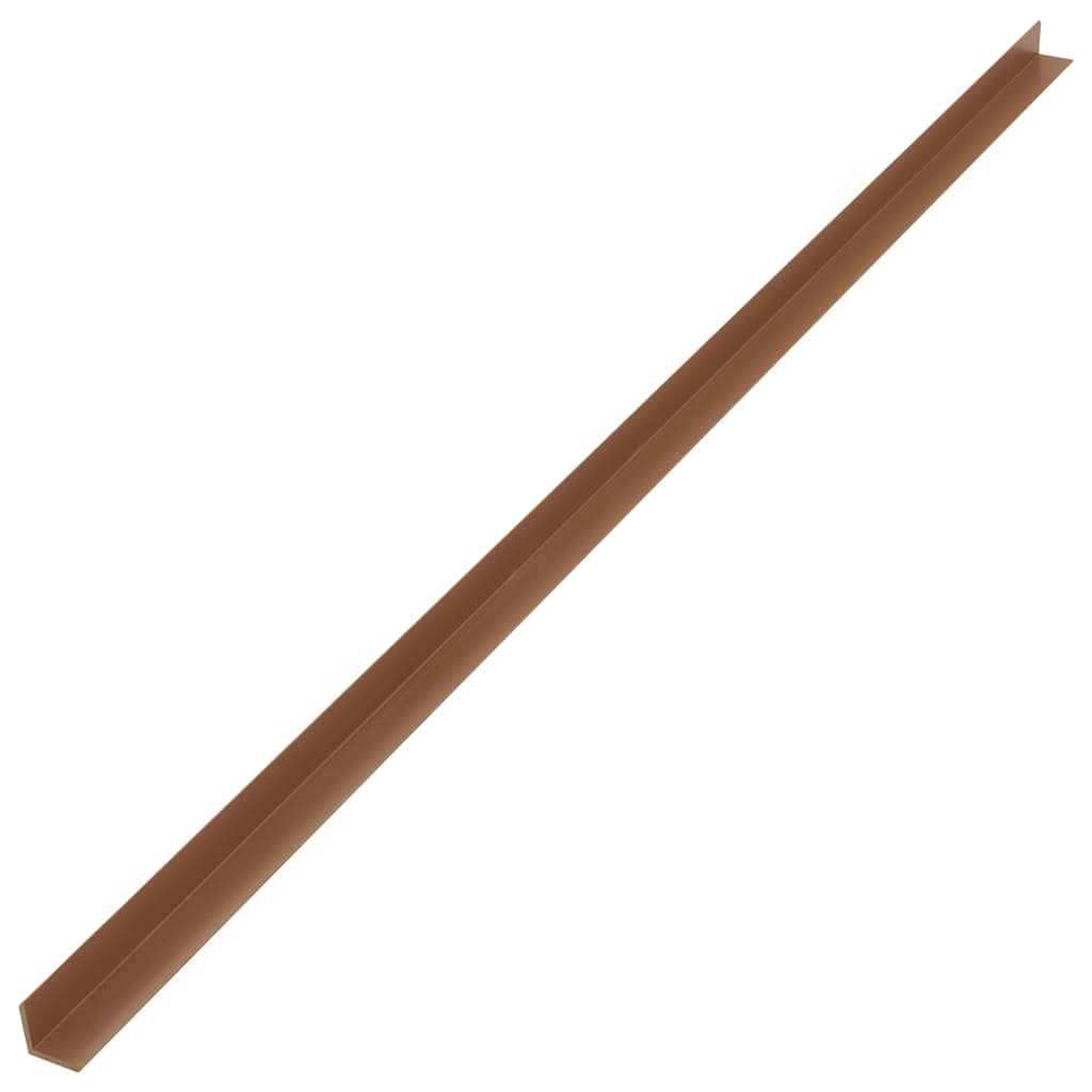 5 pcs Decking Angle Trims WPC 170 cm Teak Colour