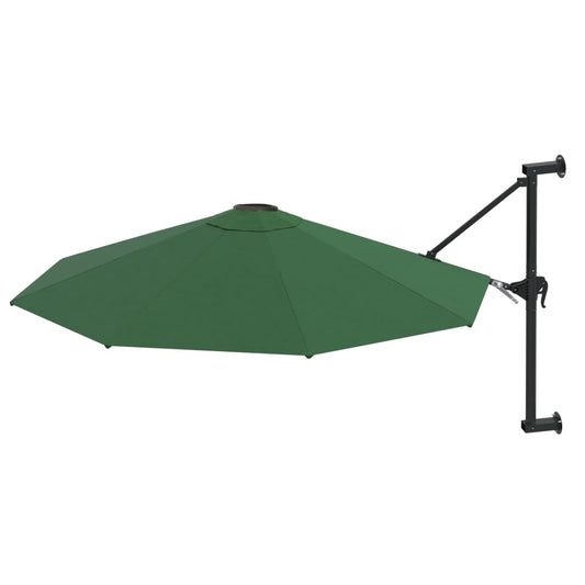 Garden Parasol | Green | Polyester, Metal | 300 cm Diameter