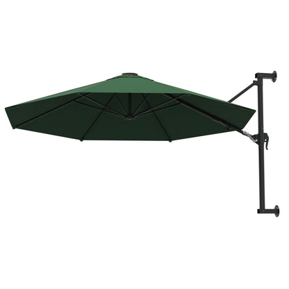 Garden Parasol | Green | Polyester, Metal | 300 cm Diameter