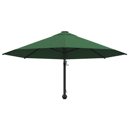 Garden Parasol | Green | Polyester, Metal | 300 cm Diameter