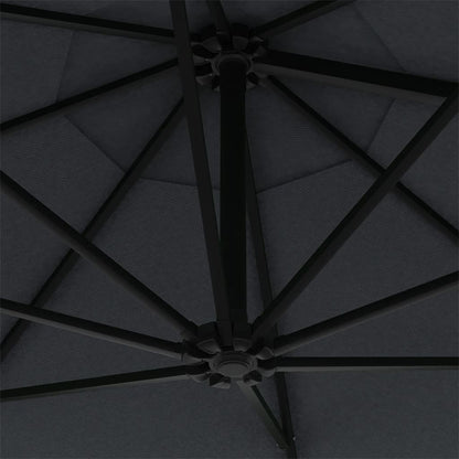 Garden Parasol | Anthracite | Polyester, Metal | Large | Tiltable
