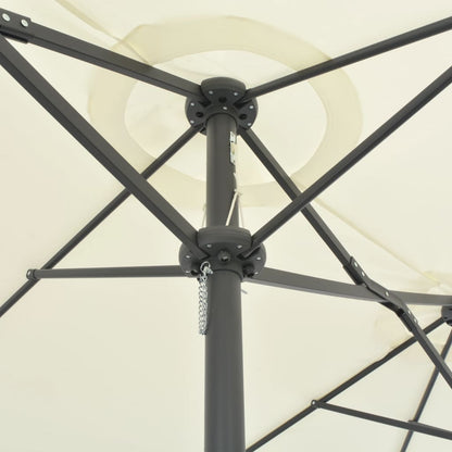 Parasol | Sand | Polyester and Aluminium | Extra Large |  Collapsible