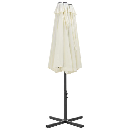 Parasol | Sand | Polyester and Aluminium | Extra Large |  Collapsible