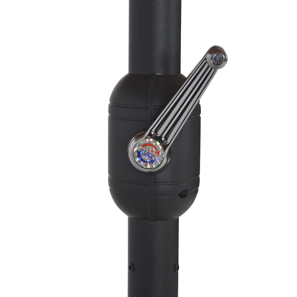 44869 vidaXL Outdoor Parasol with Aluminium Pole 460x270 cm Anthracite