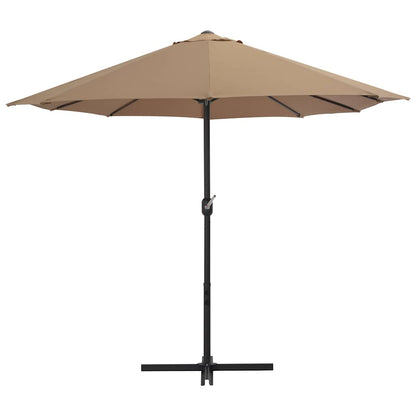 Parasol | Taupe | Polyester | Extra Large |  Height-Adjustable