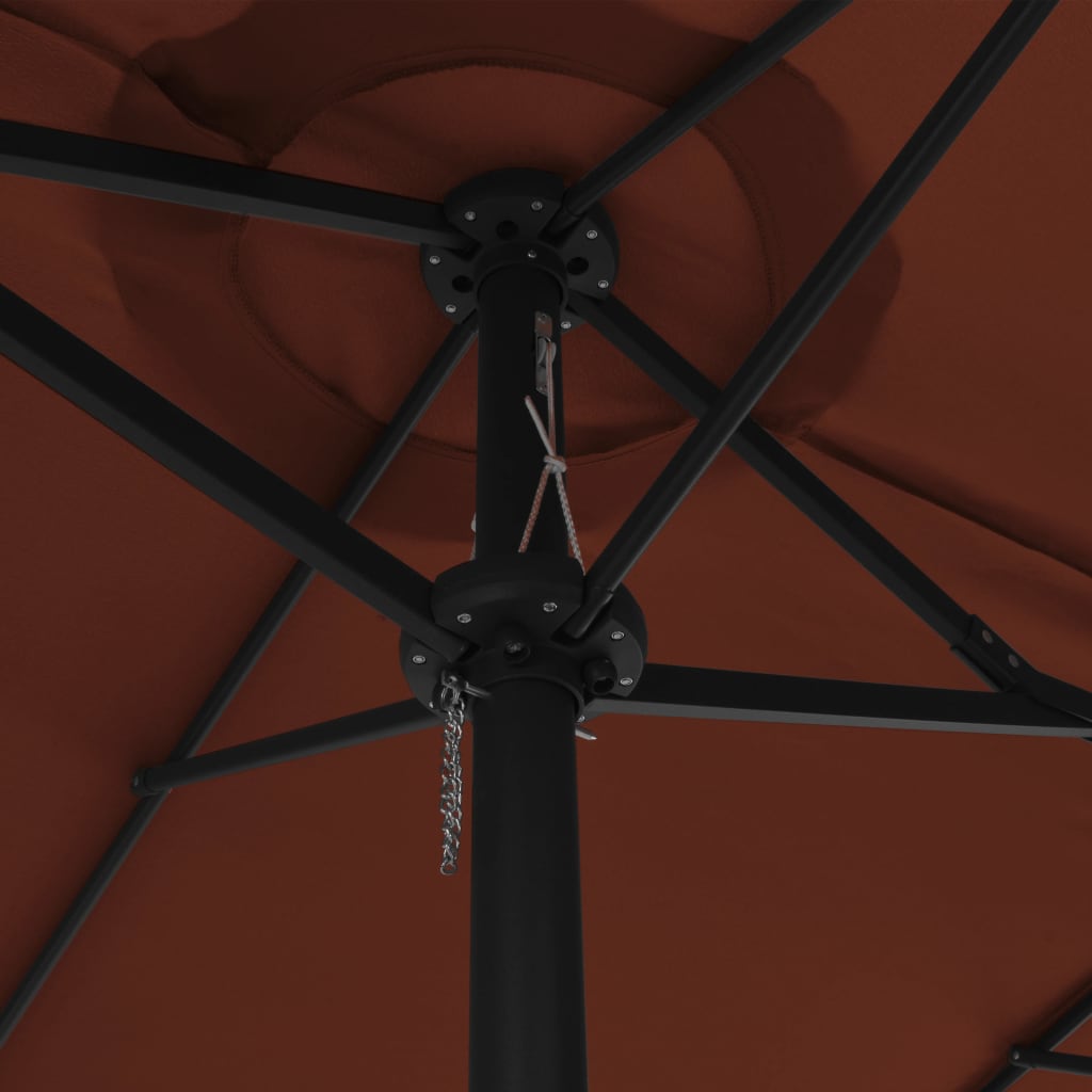 Garden Parasol | Terracotta | Polyester | Extra Large
