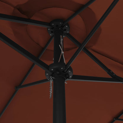 Garden Parasol | Terracotta | Polyester | Extra Large