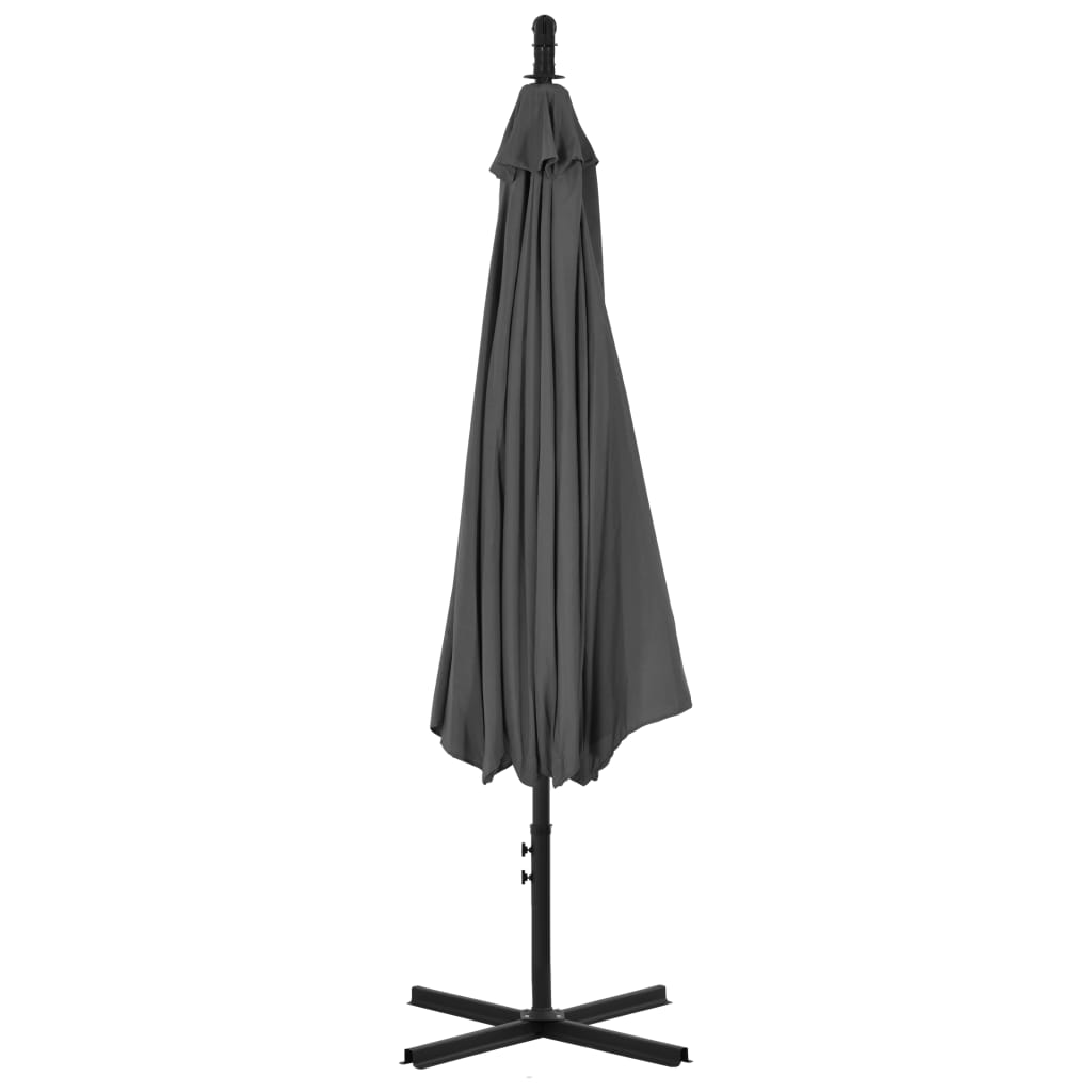 Cantilever Garden Parasol | Anthracite | Polyester, Steel