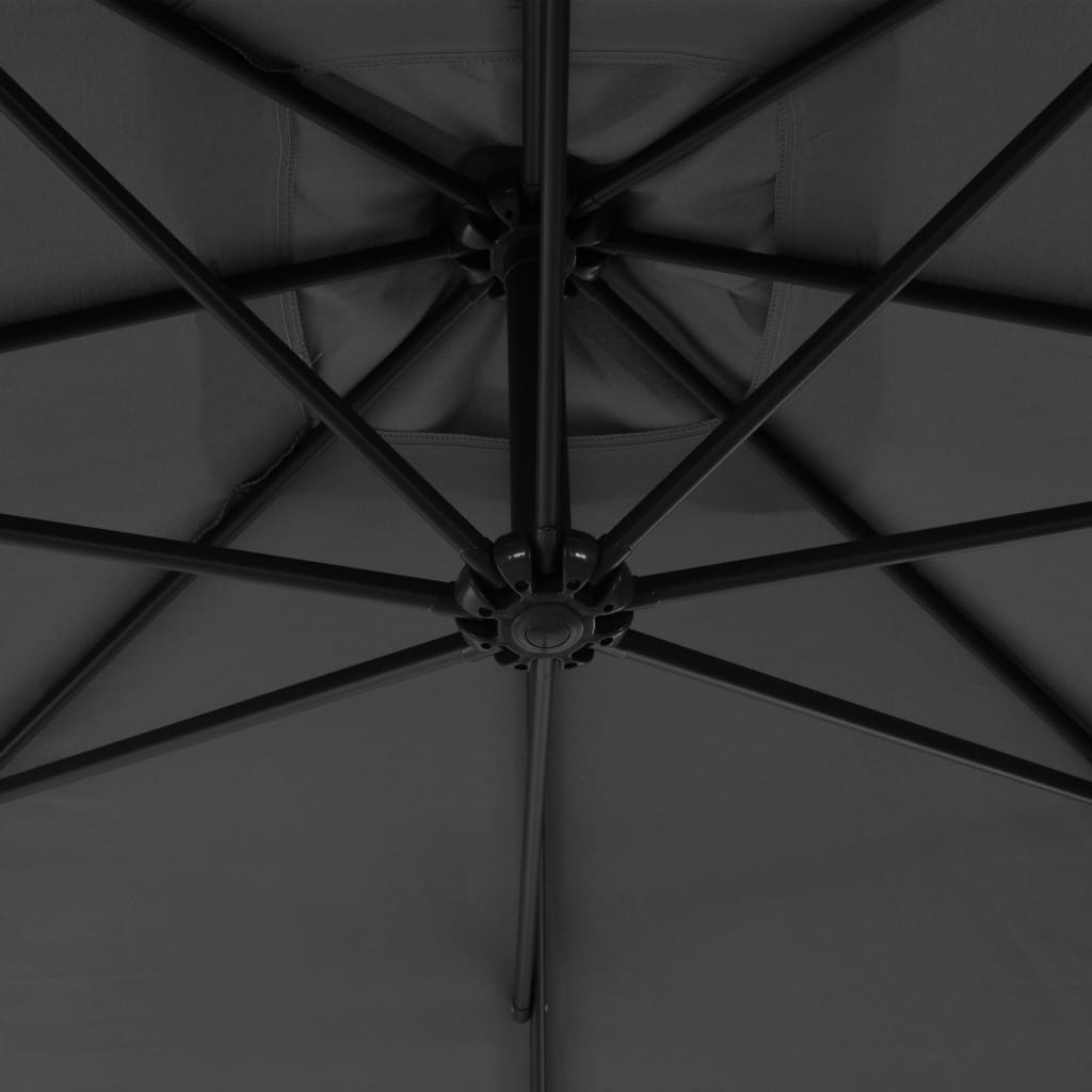 Cantilever Garden Parasol | Anthracite | Polyester, Steel