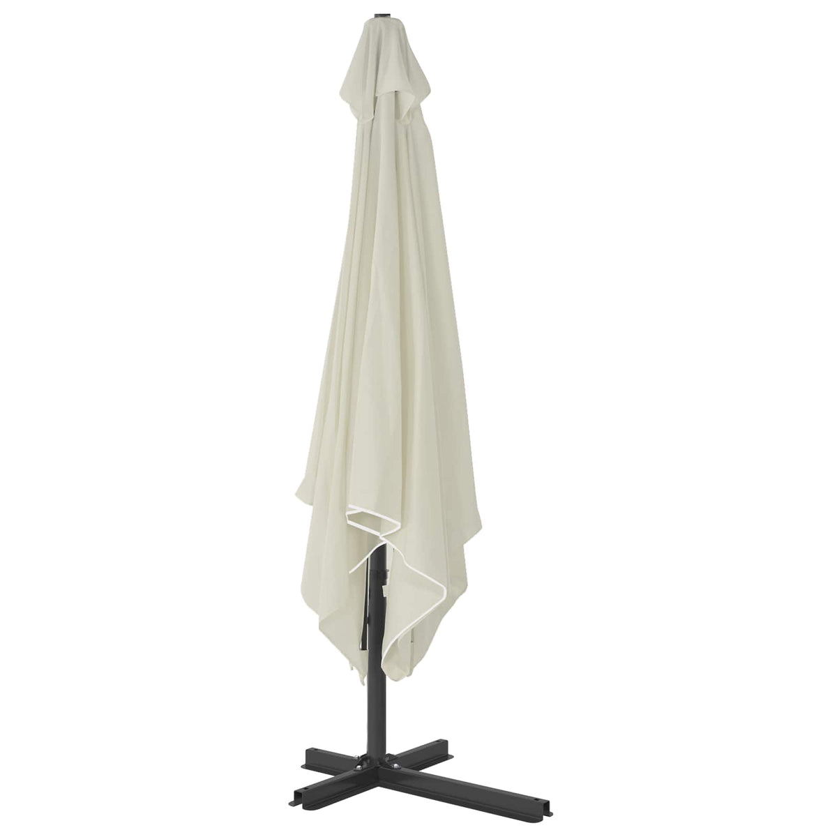 44882 vidaXL Outdoor Parasol with Steel Pole 250x250 cm Sand
