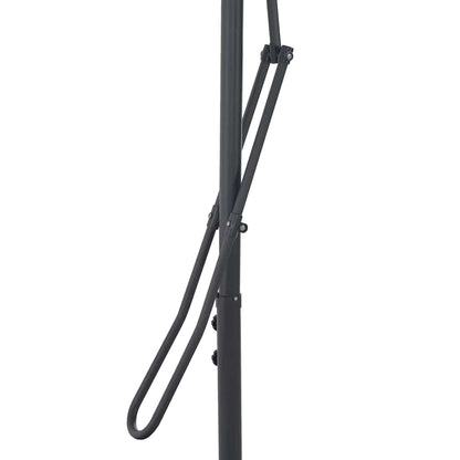 44883 vidaXL Outdoor Parasol with Steel Pole 250x250 cm Anthracite