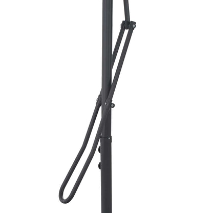 44884 vidaXL Outdoor Parasol with Steel Pole 250x250 cm Taupe