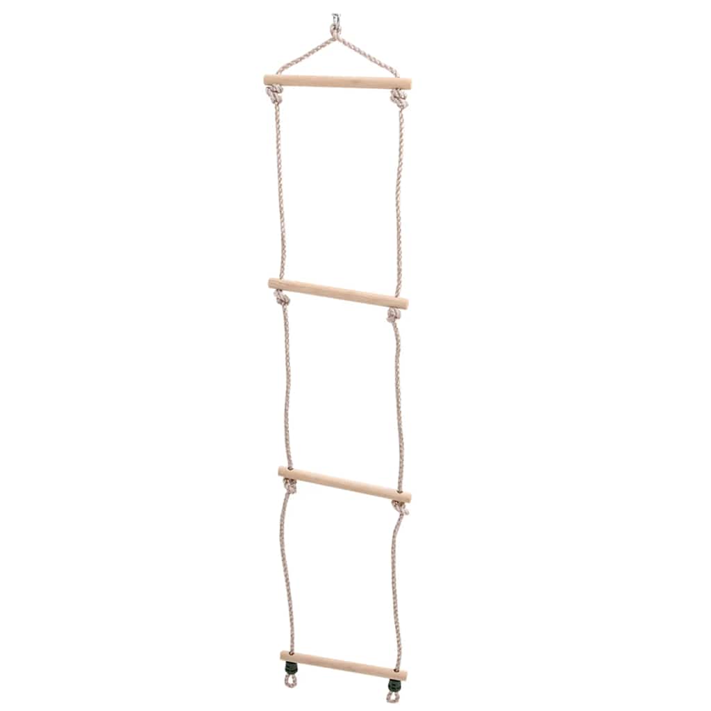 Swing Seat with Rope Ladder Blue 37x15 cm PE