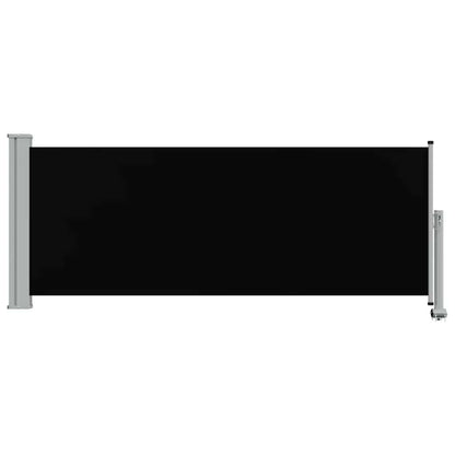 Patio Retractable Side Awning 100 x 300 cm Black