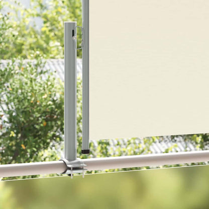 45185 vidaXL Patio Retractable Side Awning 100 x 300 cm Cream