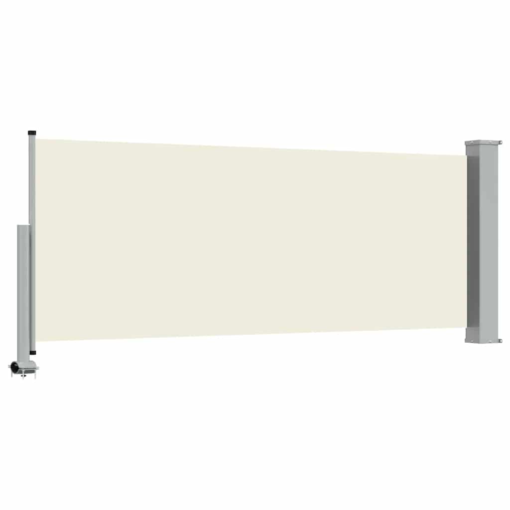 45185 vidaXL Patio Retractable Side Awning 100 x 300 cm Cream