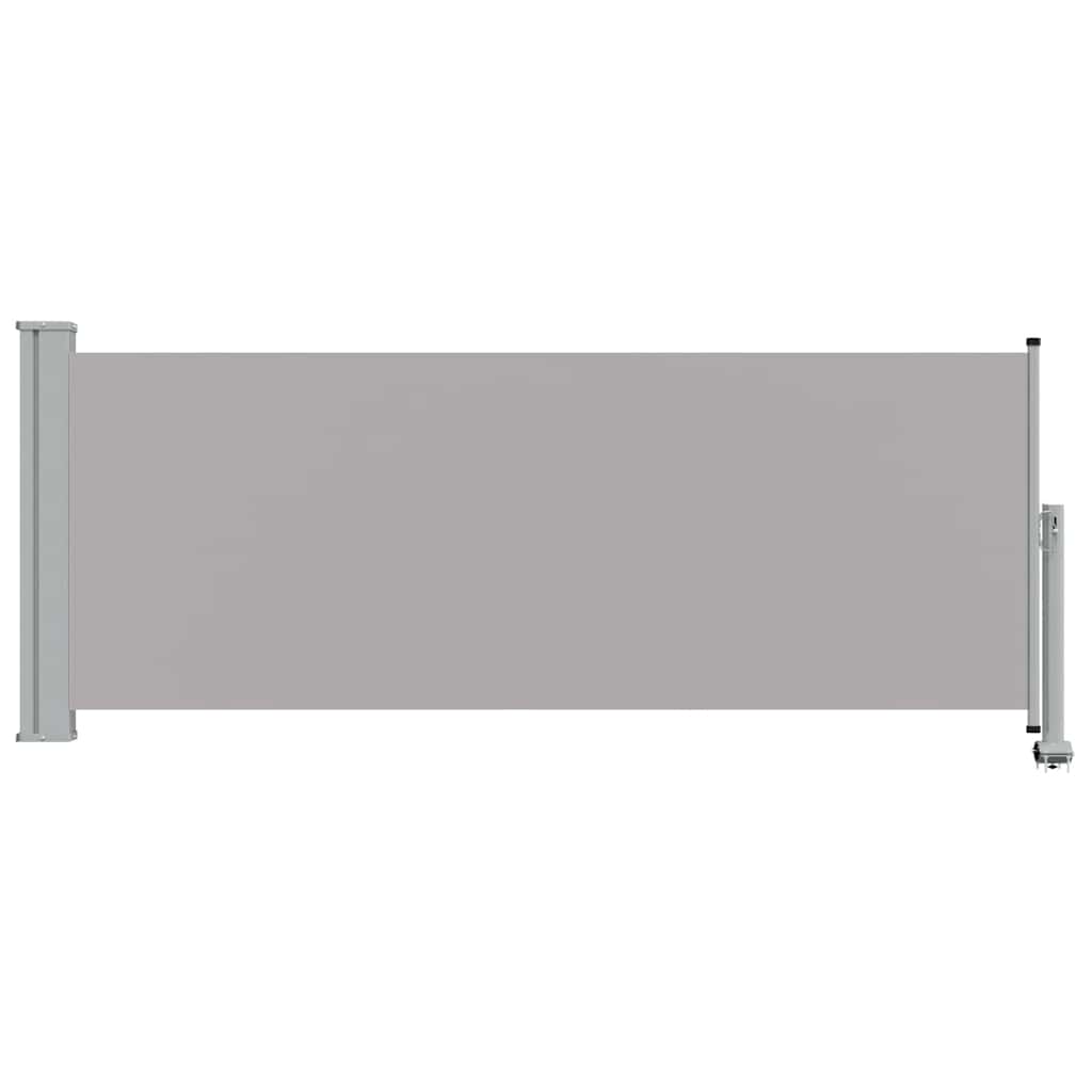 45186 vidaXL Patio Retractable Side Awning 100 x 300 cm Grey