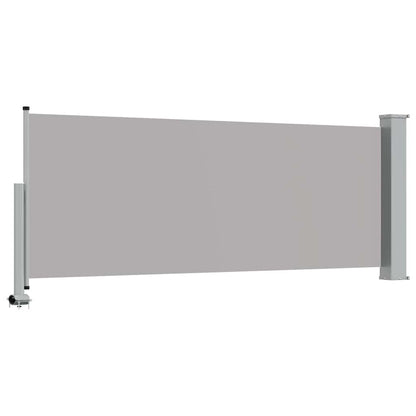 Patio Retractable Side Awning 100 x 300 cm Grey