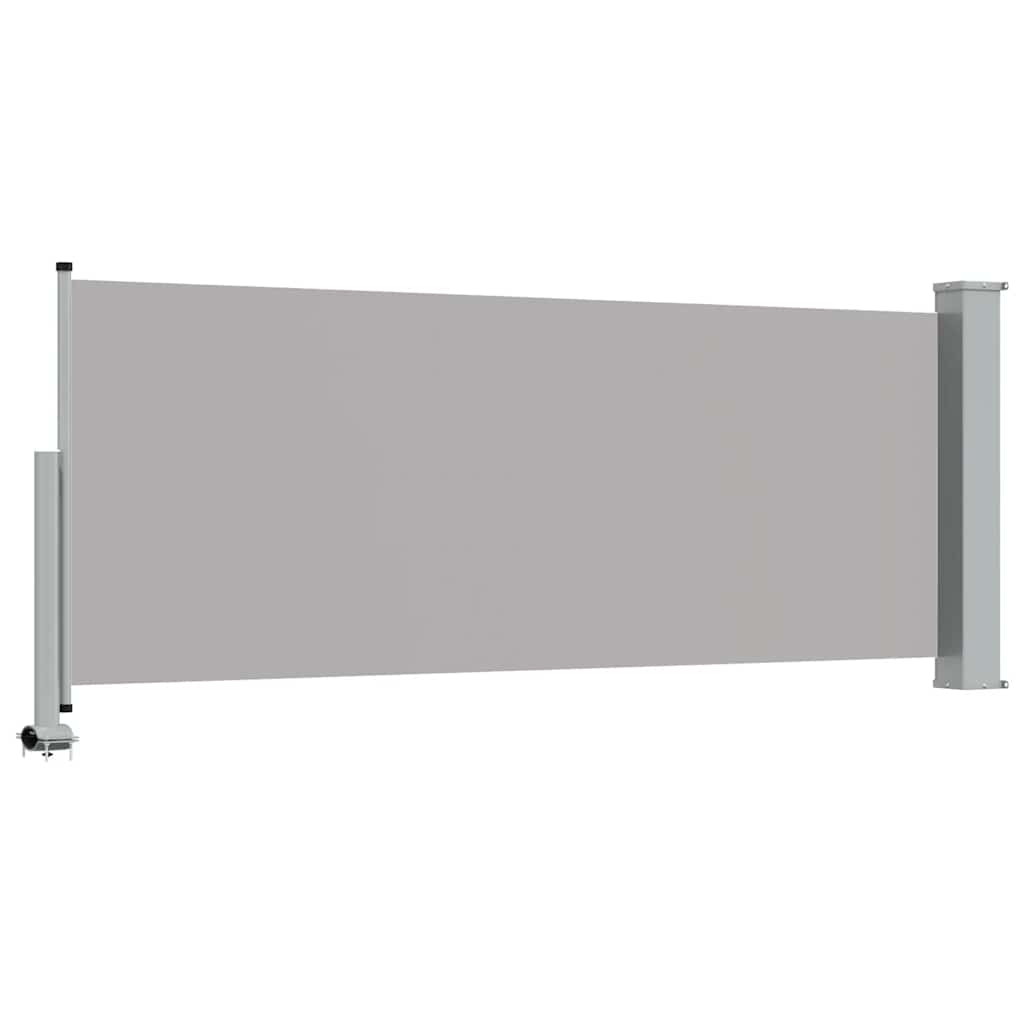 45186 vidaXL Patio Retractable Side Awning 100 x 300 cm Grey