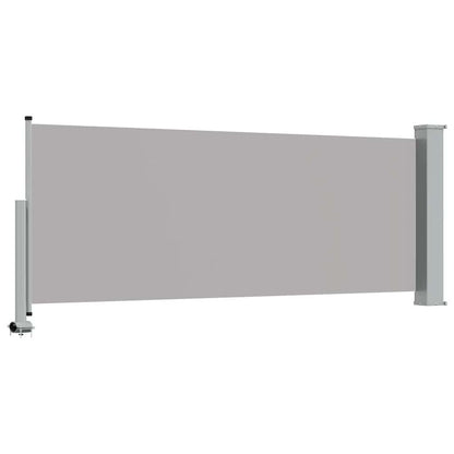 45186 vidaXL Patio Retractable Side Awning 100 x 300 cm Grey