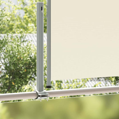 Patio Retractable Side Awning 120 x 300 cm Cream