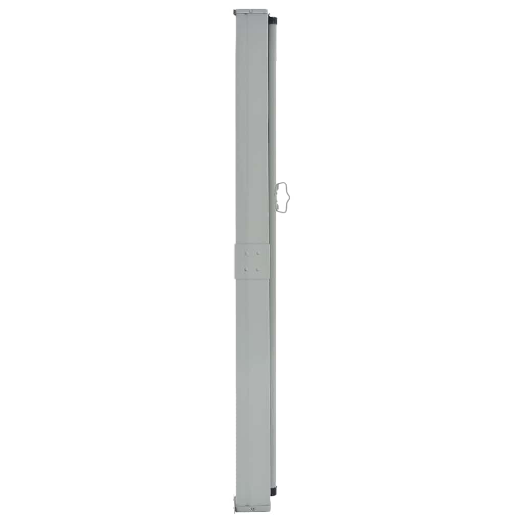 Patio Retractable Side Awning 140 x 300 cm Black
