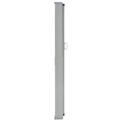 Patio Retractable Side Awning 140 x 300 cm Black