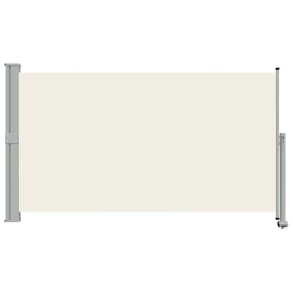 Patio Retractable Side Awning 140 x 300 cm Cream
