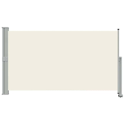 Patio Retractable Side Awning 140 x 300 cm Cream