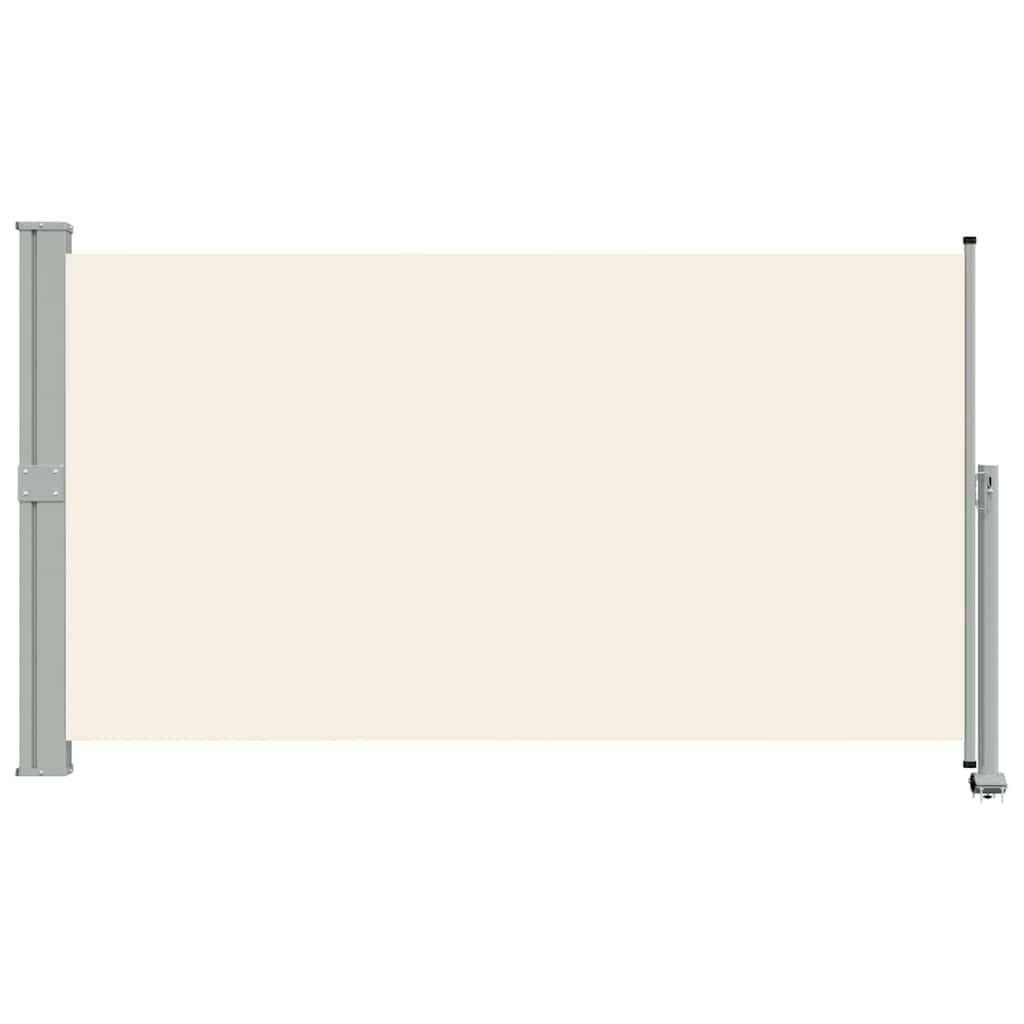 45191 vidaXL Patio Retractable Side Awning 140 x 300 cm Cream