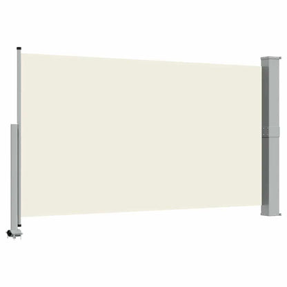 Patio Retractable Side Awning 140 x 300 cm Cream