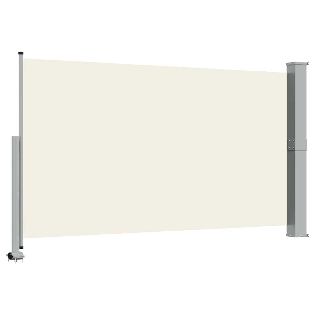 45191 vidaXL Patio Retractable Side Awning 140 x 300 cm Cream