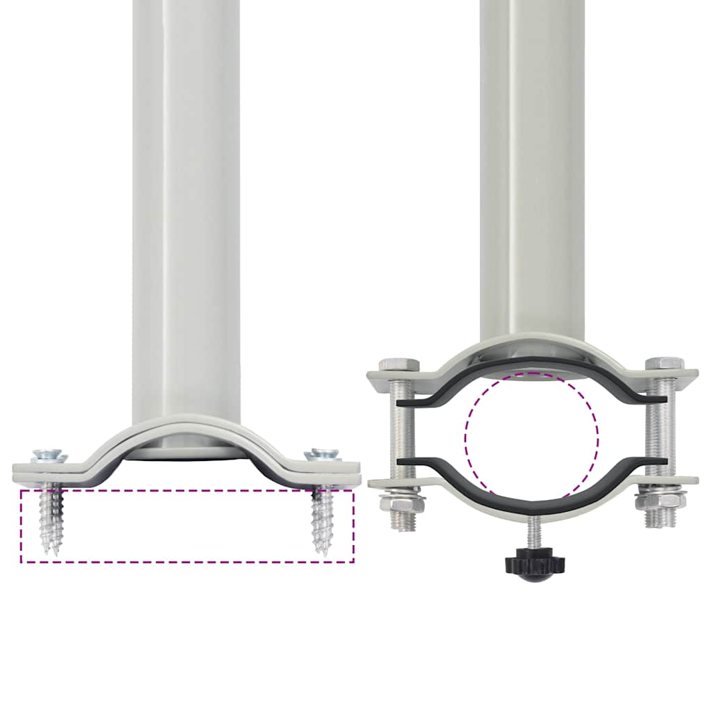 45191 vidaXL Patio Retractable Side Awning 140 x 300 cm Cream