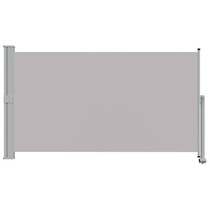 Patio Retractable Side Awning 140 x 300 cm Grey