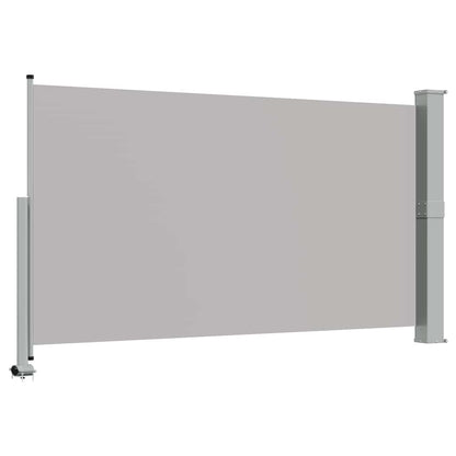 Patio Retractable Side Awning 140 x 300 cm Grey