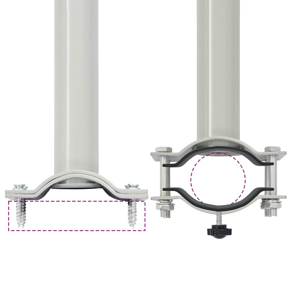45192 vidaXL Patio Retractable Side Awning 140 x 300 cm Grey