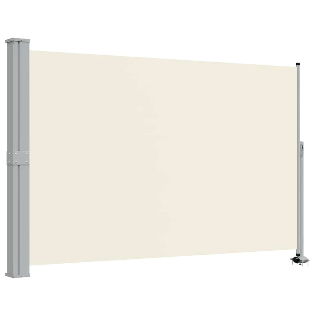 Patio Retractable Side Awning 160 x 300 cm Cream