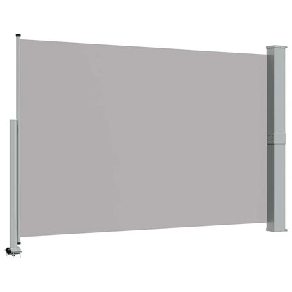 Patio Retractable Side Awning 160 x 300 cm Grey