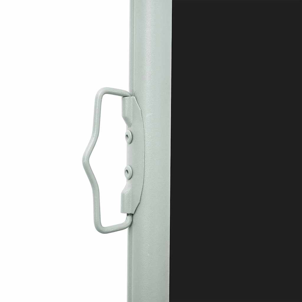 Retractable Side Awning 140 x 314 cm Black