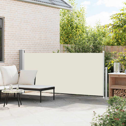 Retractable Side Awning 140 x 314 cm Cream